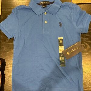 NEW kids Blue Polo Shirt